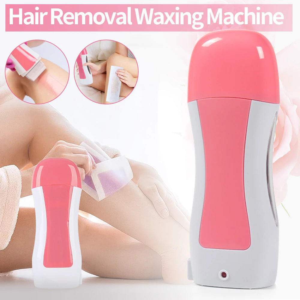 Electric Wax Heater Hair Removal Machine – Portable Wax Melt Warmer EU Plug, Fast Heating Epilator, Full Body Depilatory Waxing Device for Home & Spa Use