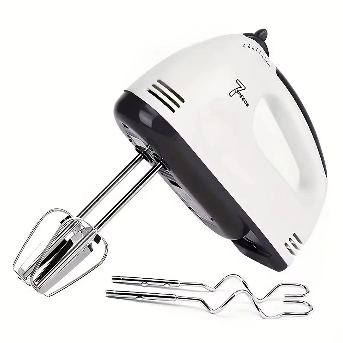 7-Speed Electric Hand Mixer & Egg Beater – Multifunctional Handheld Kitchen Mixer with Stainless Steel Whisk, Portable Blender for Cake, Cream, Dough, Cookies & Baking (Scarlett Mini Mixer)