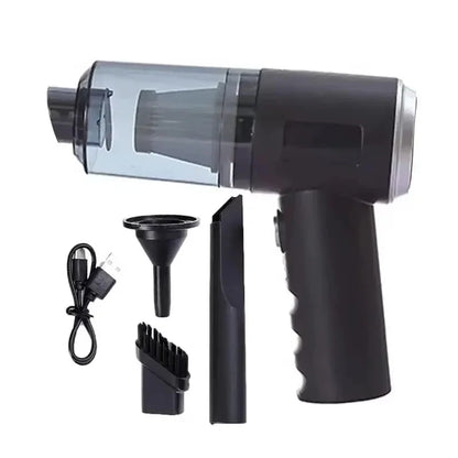 Portable Wireless Car Vacuum Cleaner – 3-In-1 Cordless Mini Vacuum & Blower