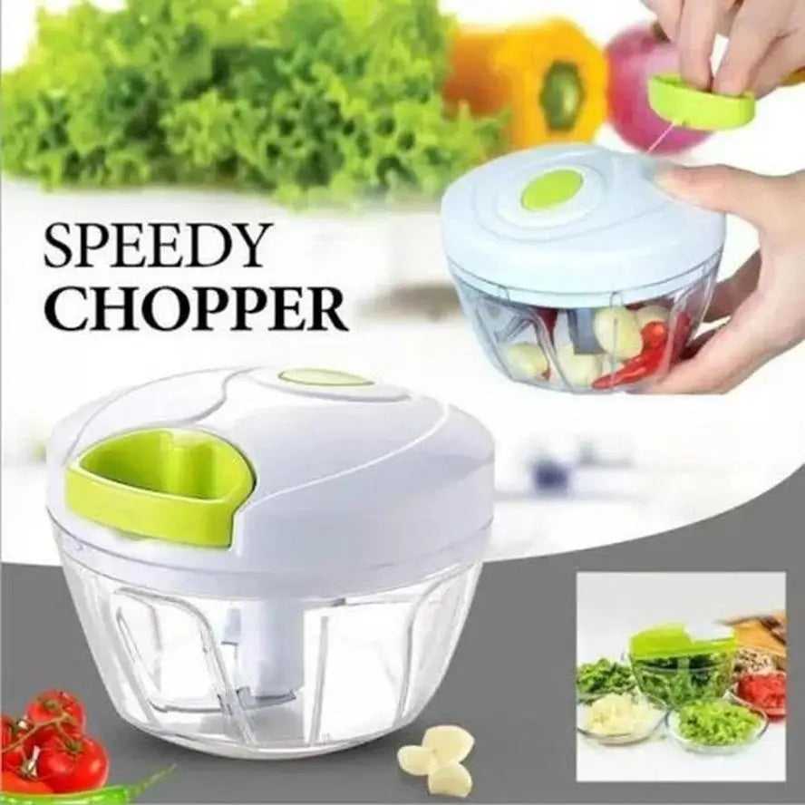 Kitchen Essentials Kit – Oil Spray Bottle, Speedy Chopper, Knife Sharpener & Egg Beater Set