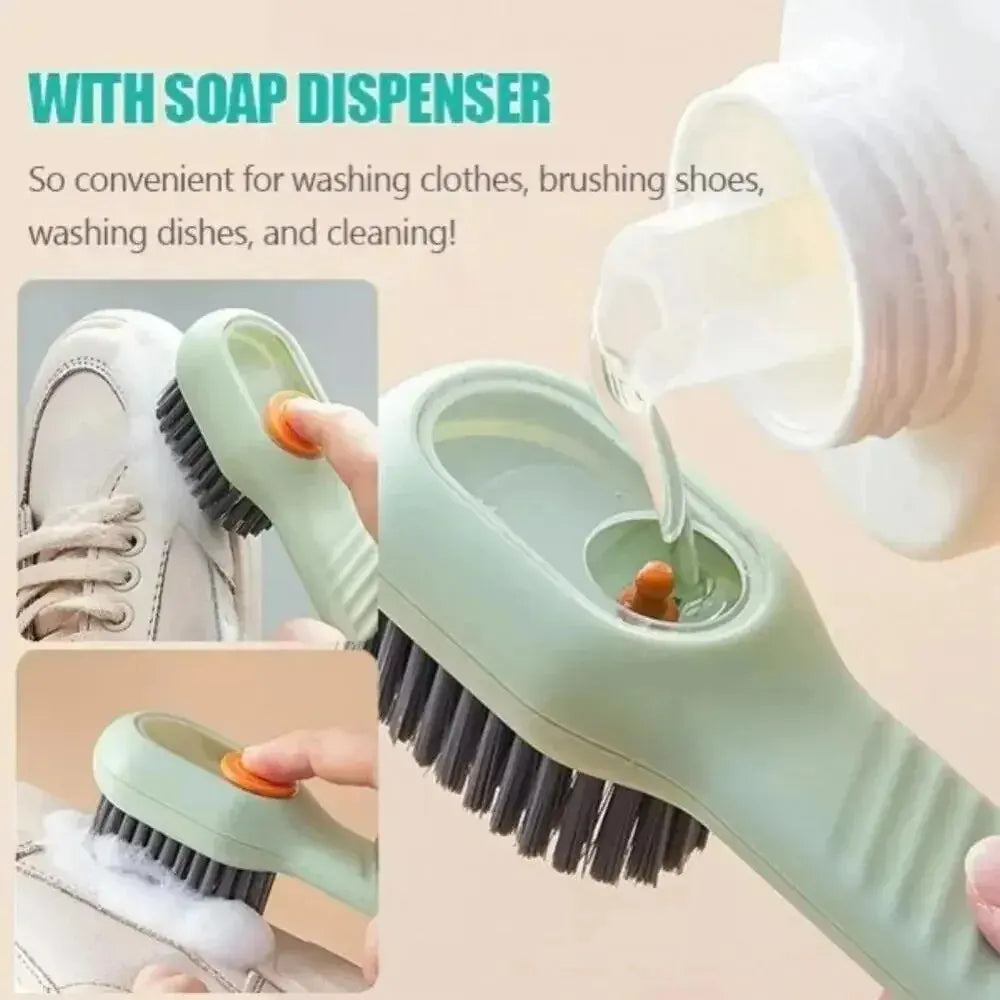 Bath & Self Care Kit – Silicone Bath Brush, Shoe Brush & Self Cleaning Brush Set