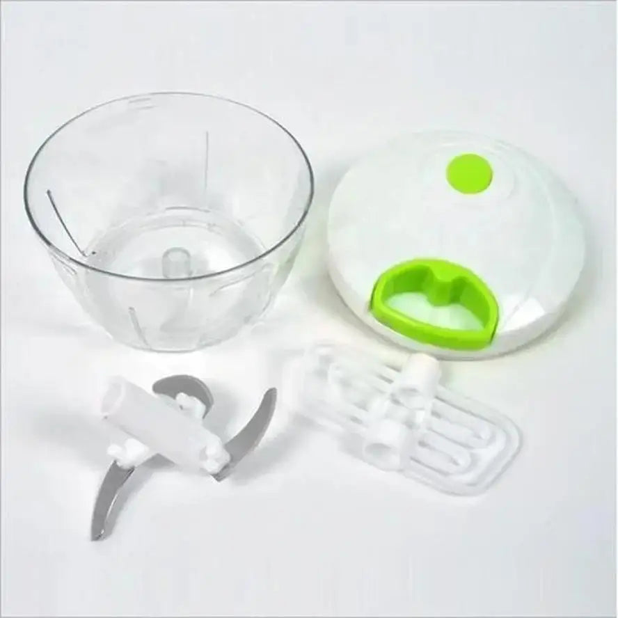 Kitchen Essentials Kit – Oil Spray Bottle, Speedy Chopper, Knife Sharpener & Egg Beater Set
