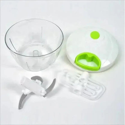 Kitchen Essentials Kit – Oil Spray Bottle, Speedy Chopper, Knife Sharpener & Egg Beater Set