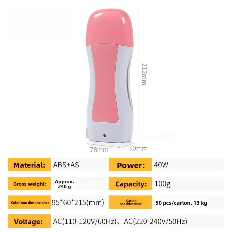 Electric Wax Heater Hair Removal Machine – Portable Wax Melt Warmer EU Plug, Fast Heating Epilator, Full Body Depilatory Waxing Device for Home & Spa Use