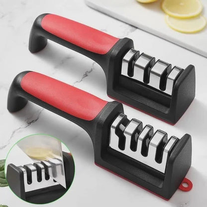 Kitchen Essentials Kit – Oil Spray Bottle, Speedy Chopper, Knife Sharpener & Egg Beater Set