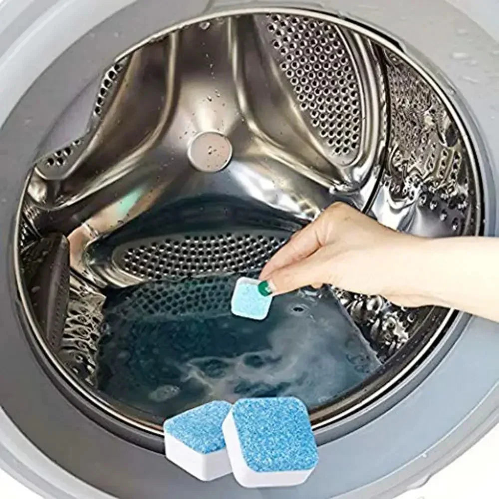 Cleaning Essentials Kit – 12 Washing Machine Tablets, 10 Wire Cleaning Gloves, Wire Cleaning Cloth & Mini Mop