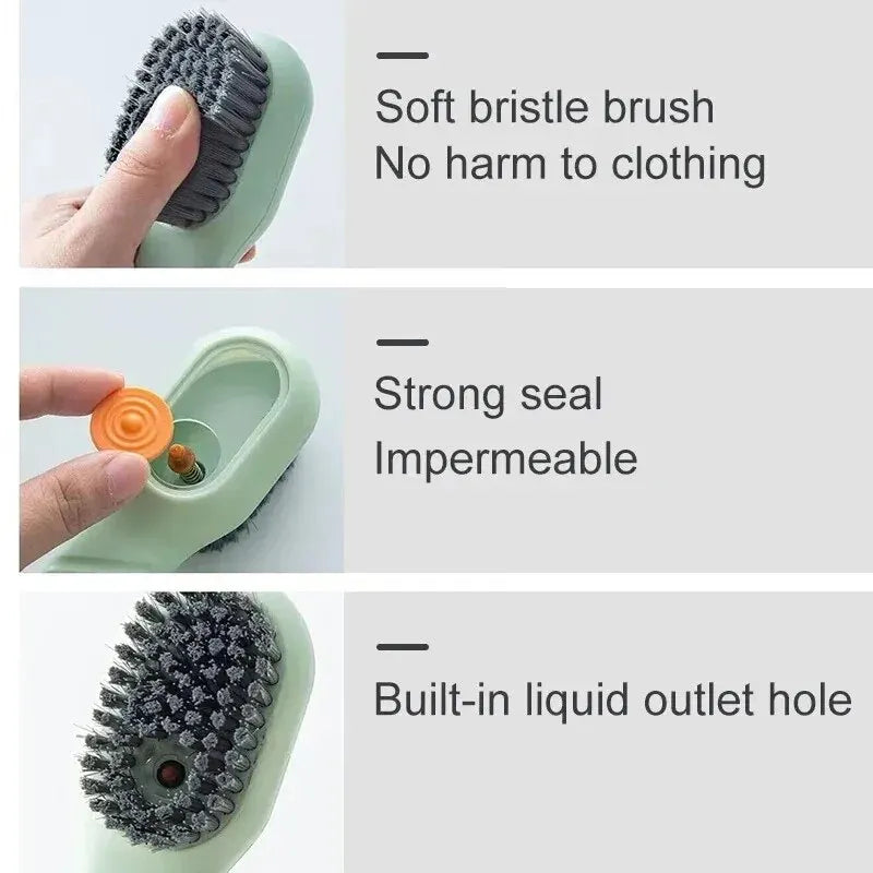 Bath & Self Care Kit – Silicone Bath Brush, Shoe Brush & Self Cleaning Brush Set