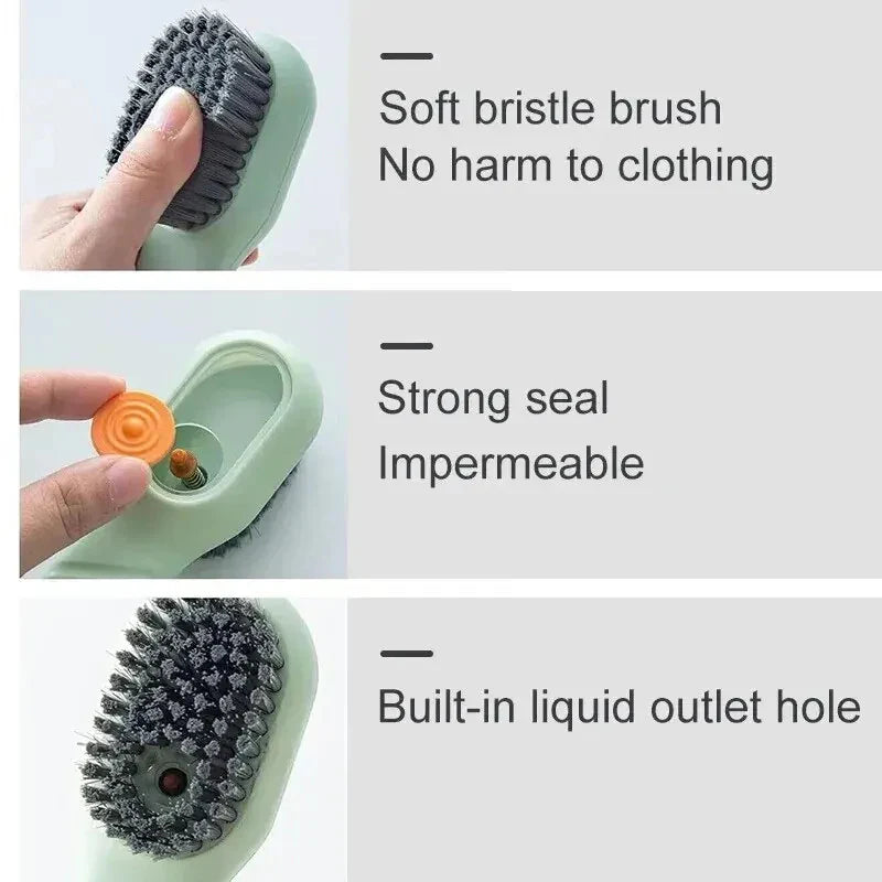 Bath & Self Care Kit – Silicone Bath Brush, Shoe Brush & Self-Cleaning Brush Set