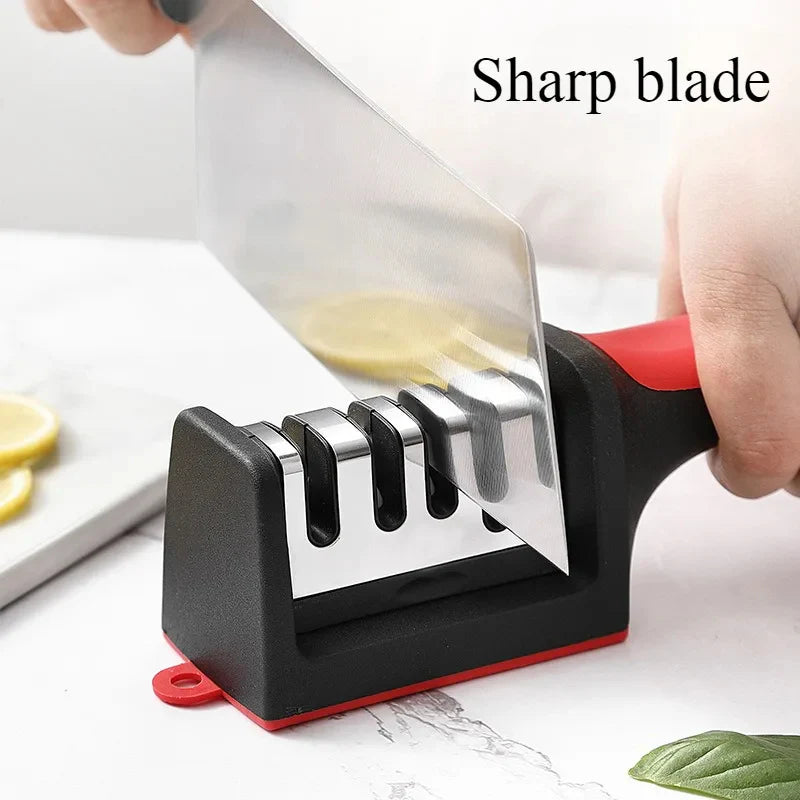 Kitchen Essentials Kit – Oil Spray Bottle, Speedy Chopper, Knife Sharpener & Egg Beater Set