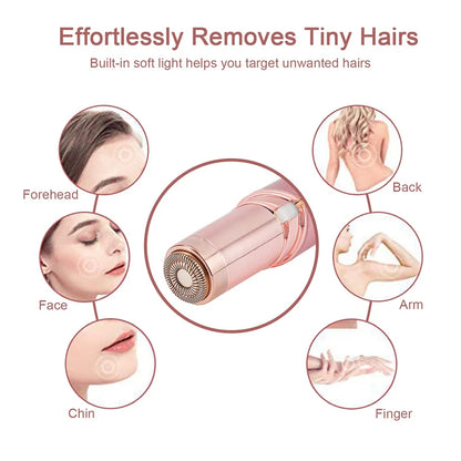 Finishing Touch Flawless Women's Painless Hair Remover – USB Rechargeable Facial Hair Trimmer
