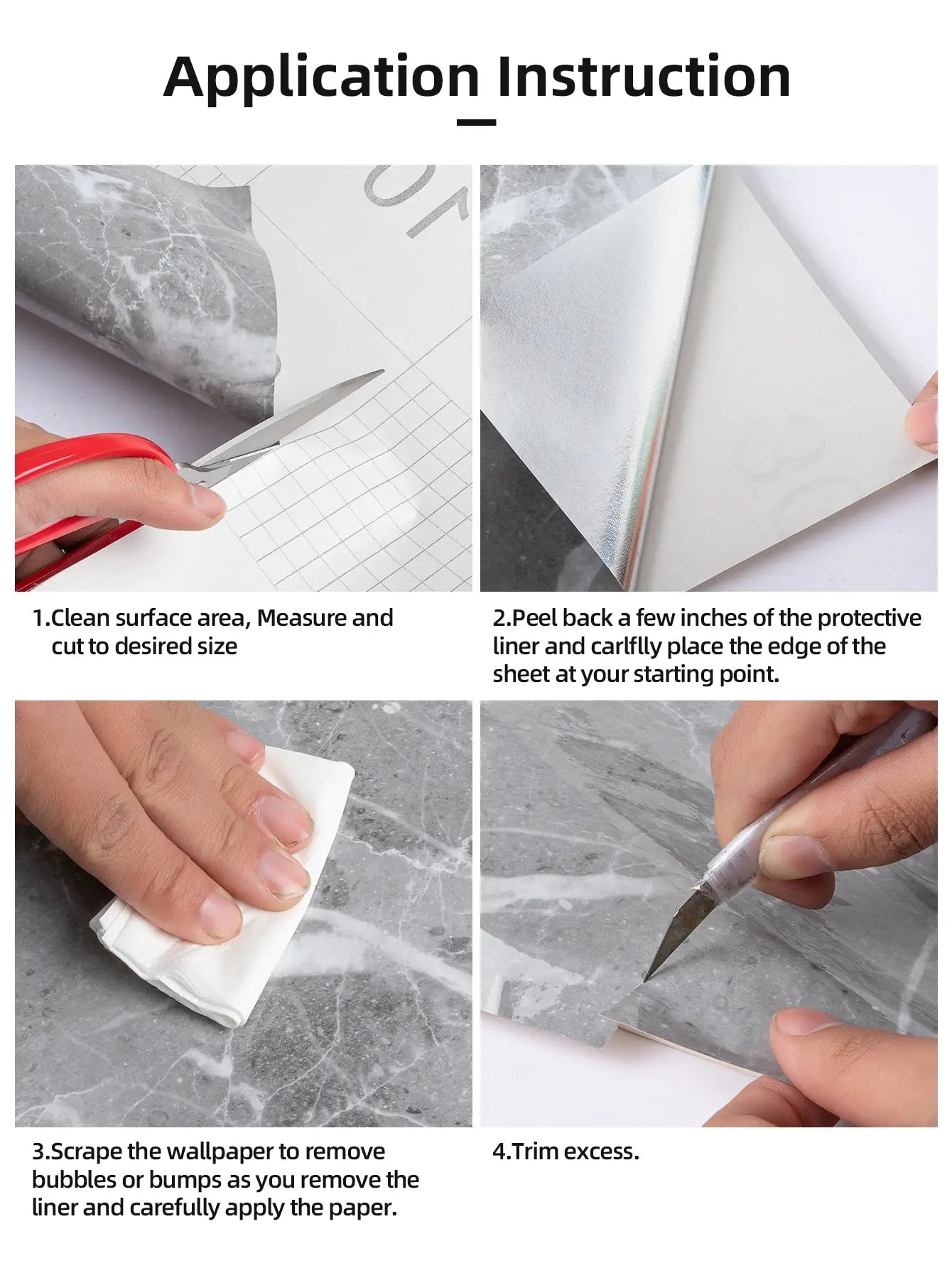 Home Makeover Kit – Marble Sheet, Golden Foil Sheet & Waterproof Sealing Tape