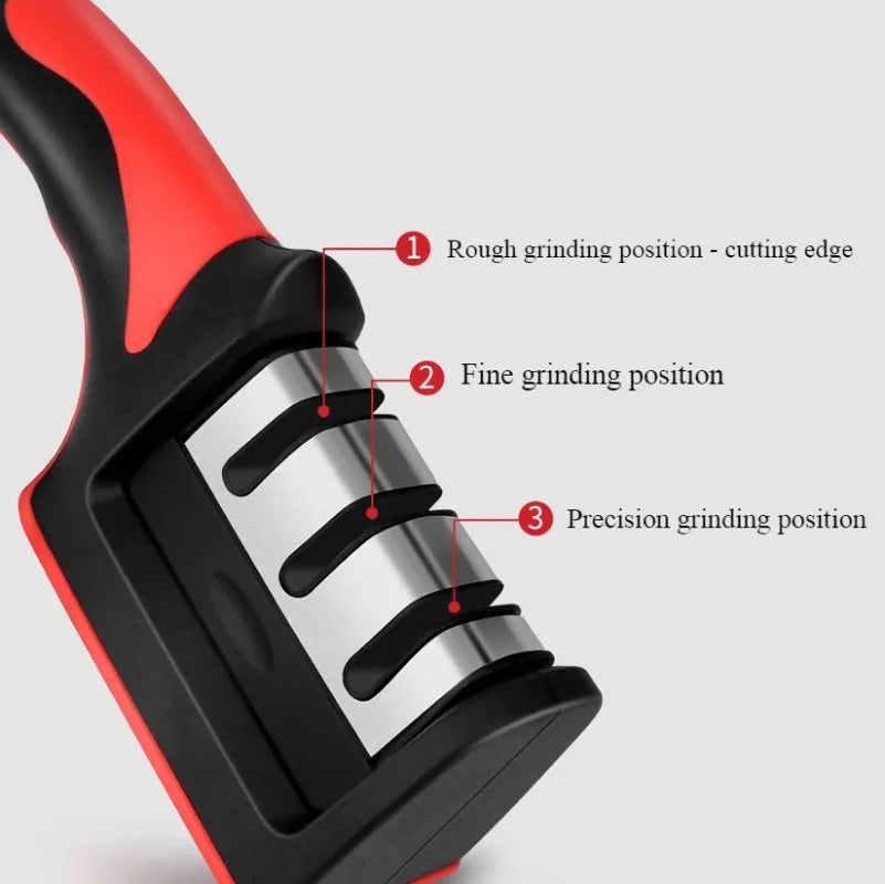Kitchen Essentials Kit – Oil Spray Bottle, Speedy Chopper, Knife Sharpener & Egg Beater Set