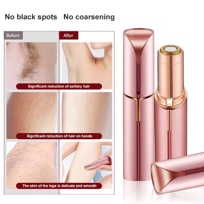 Finishing Touch Flawless Women's Painless Hair Remover – USB Rechargeable Facial Hair Trimmer