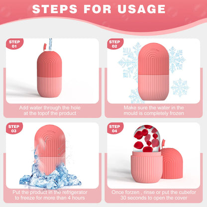 Beauty & Self Care Kit – Facial Massager, Ice Roller & Scalp Massager Set