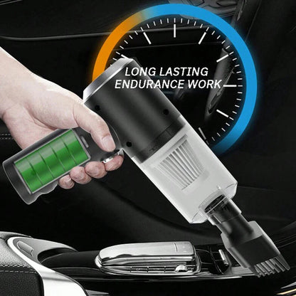 Portable Wireless Car Vacuum Cleaner – 3-In-1 Cordless Mini Vacuum & Blower