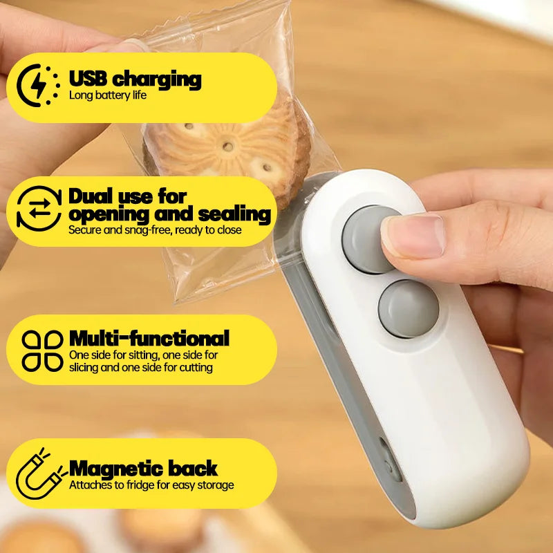 Kitchen Upgrade Kit – Mini Sealer, Food Steamer & Silicone Roti Mat Set