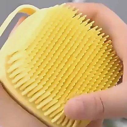 Bath & Self Care Kit – Silicone Bath Brush, Shoe Brush & Self-Cleaning Brush Set