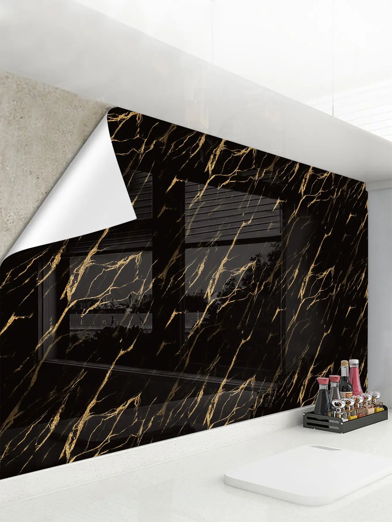 Home Makeover Kit – Marble Sheet, Golden Foil Sheet & Waterproof Sealing Tape