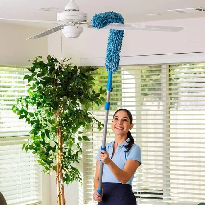 Bendable Microfiber Duster – Flexible Fan, Car & Home Cleaning Brush
