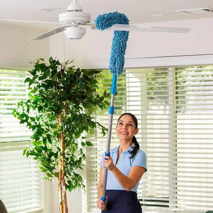 Bendable Microfiber Duster – Flexible Fan, Car & Home Cleaning Brush
