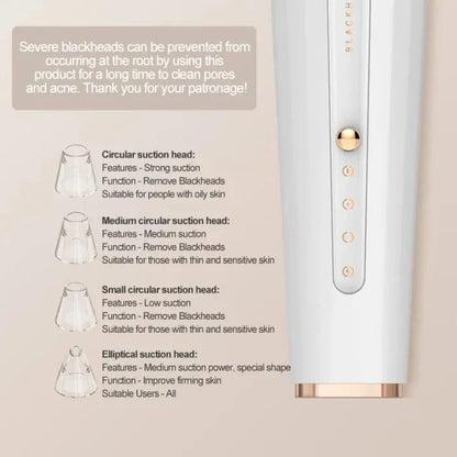Rechargeable Facial Pore Cleaner & Blackhead Remover Vacuum – Deep Pore Cleaning