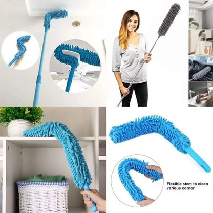 Bendable Microfiber Duster – Flexible Fan, Car & Home Cleaning Brush