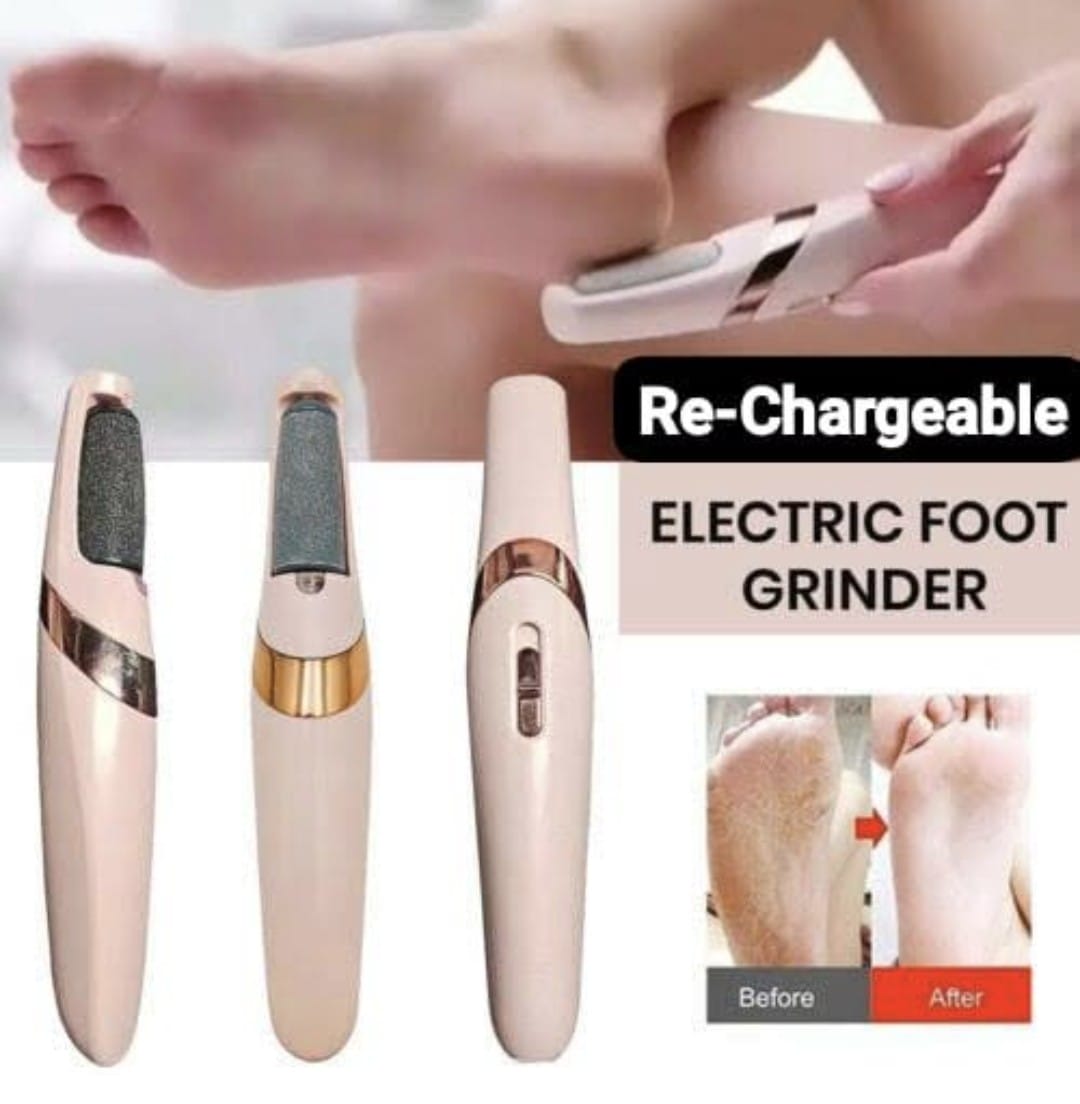 Electric Callus Remover for Feet – Professional USB Rechargeable Foot Grinder & Pedicure Tool, Automatic Dead Skin Remover with 2 Roller Heads for Smooth Heels & Cracked Skin