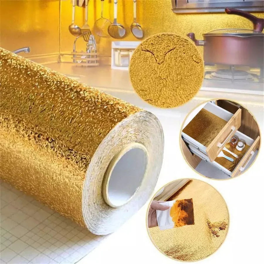 Home Makeover Kit – Marble Sheet, Golden Foil Sheet & Waterproof Sealing Tape