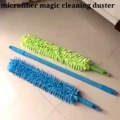 Bendable Microfiber Duster – Flexible Fan, Car & Home Cleaning Brush